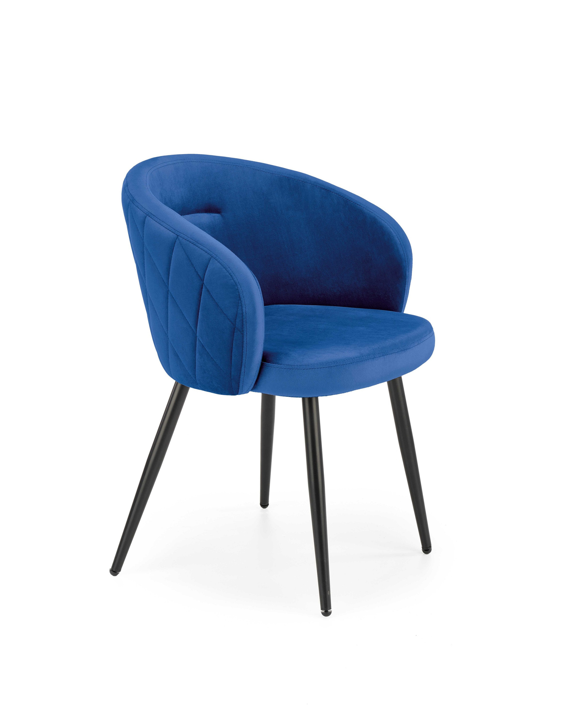 Set 4 scaune K430 albastru marin