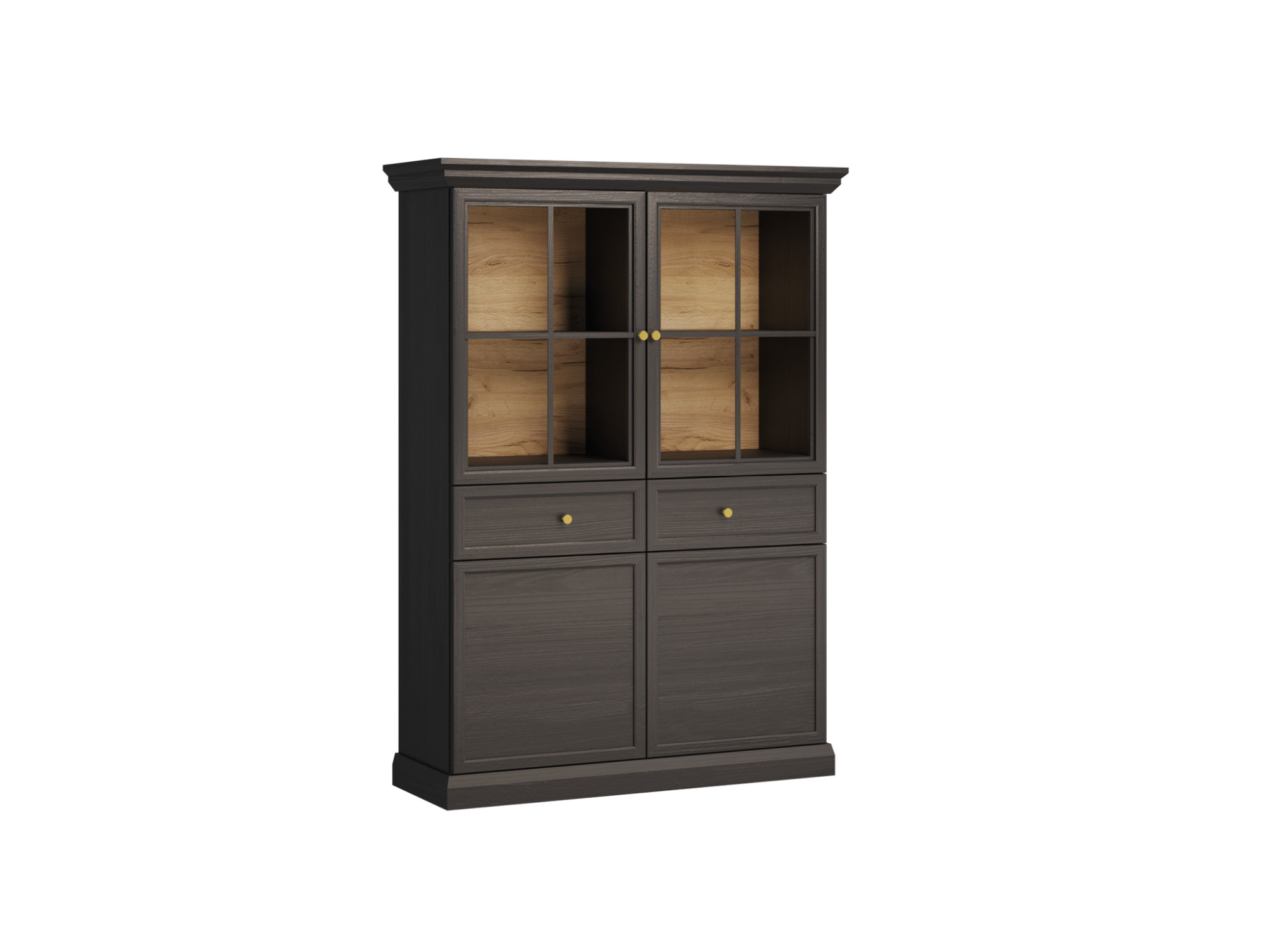 Vitrină Lucca W4D2S negru
